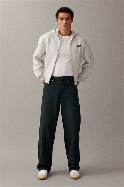 Джинсы-багги артикул 151336203