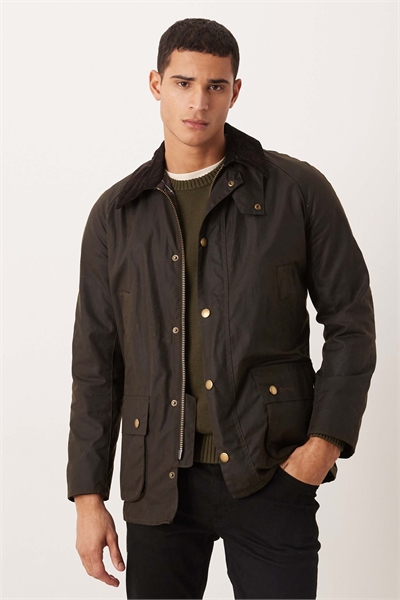 Восковая куртка Ashby оливкового цвета - MGREEN артикул 119497936