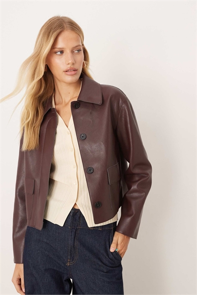 Куртка из искусственной кожи артикул 150177836