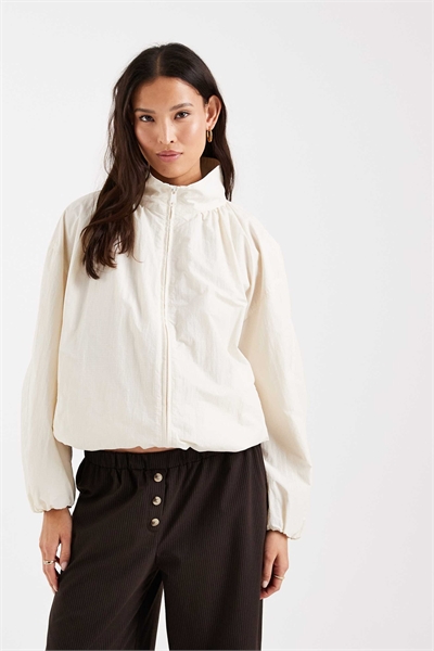 Спортивная куртка с широким полом в виде «пузыря» артикул 152621967