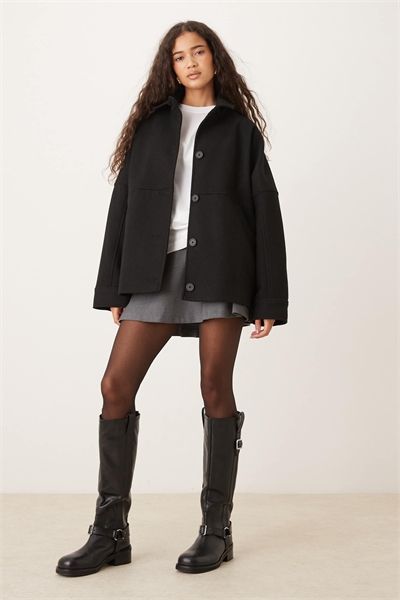 Свободная классическая куртка Харрингтон артикул 142116314