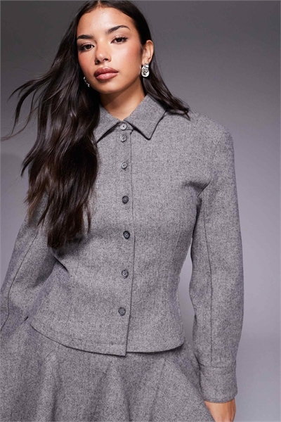 Пиджак с воротником-стойкой и застежкой на пуговицы от Blair co-ord артикул 150970048