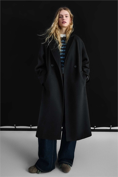 Пальто с мягкой отделкой артикул 155327576