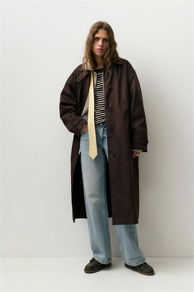 Тренч свободного кроя артикул 155772810