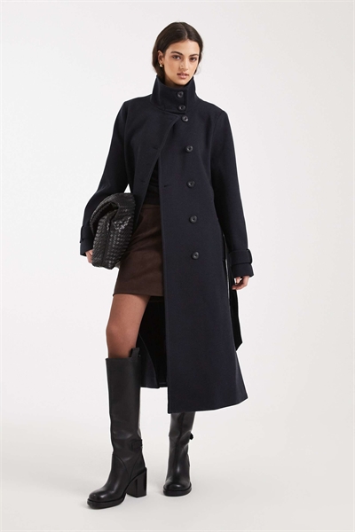 Классический пальто-воронка артикул 150075594
