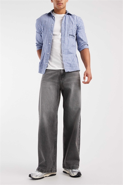 Джинсы с 5 карманами и очень свободным кроем артикул 155057898