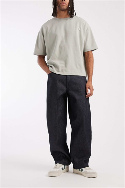 Широкие джинсы прямого кроя артикул 151337510