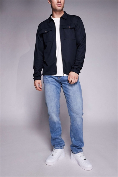 Джинсы с зауженным кроем артикул 151523578