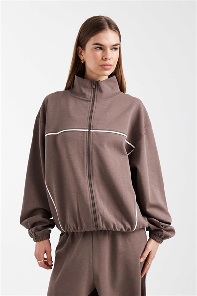 Куртка с капюшоном на молнии co-ord артикул 155586026