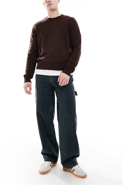 X011 — джинсы средней посадки в стиле «карпентер» артикул 148412207