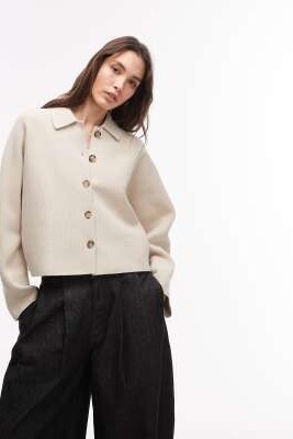 Короткая куртка из чистого хлопка артикул 154889262