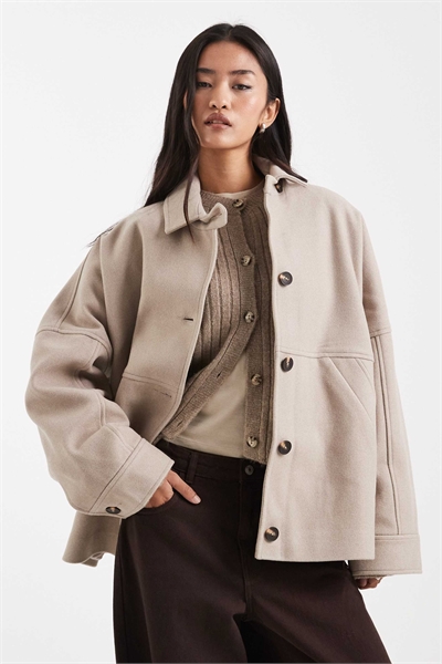 Свободная классическая куртка Харрингтон артикул 142116317