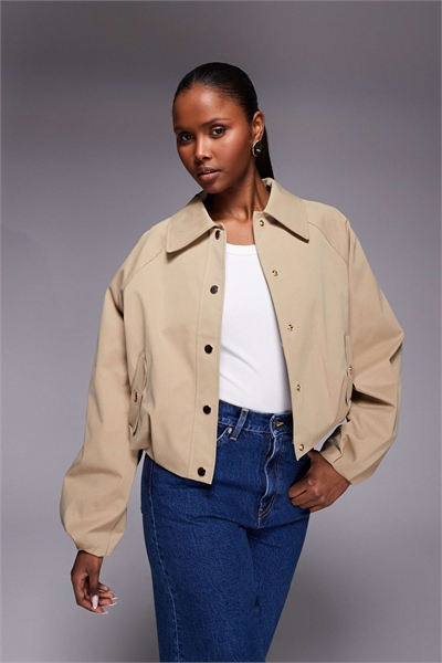 Куртка Харрингтон с воротником артикул 155647327