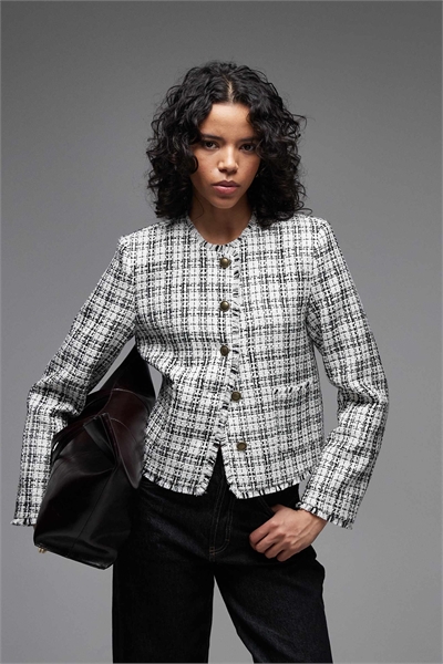 Блейзер с вырезом на пуговицах артикул 155594039