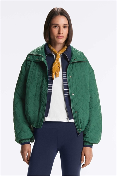 Короткая куртка с набивкой из аэрогеля fellex® изумрудно-зеленого цвета артикул 156252220