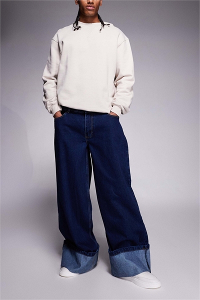 Джинсы свободного кроя артикул 151187034