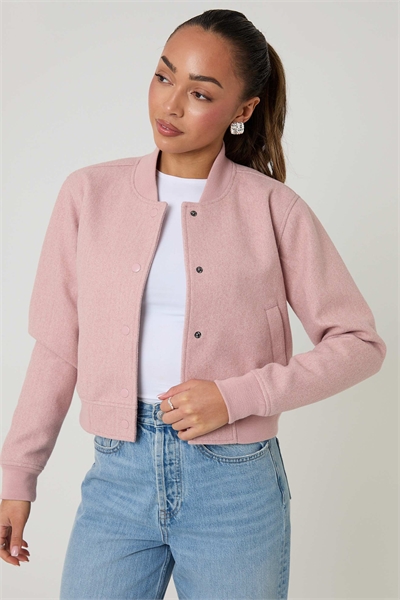 Бомбер из искусственной шерсти артикул 155550392