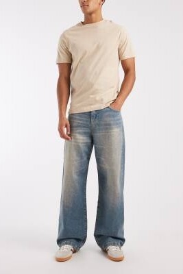 Джинсы-багги артикул 153400366