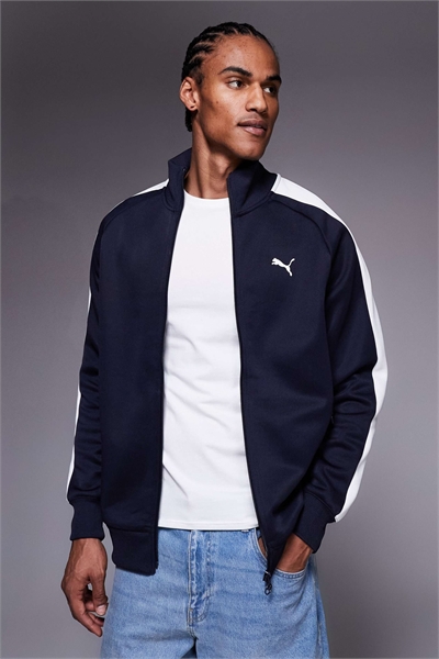 Куртка T7 Always On Track в темно-синем цвете артикул 149795233