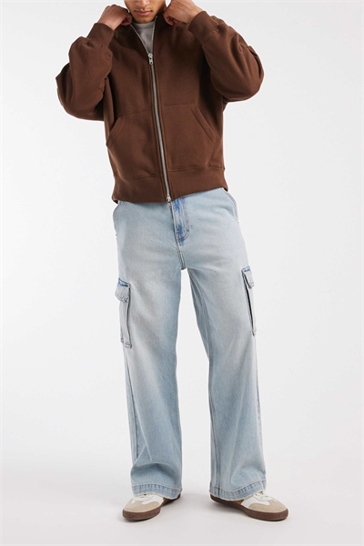 Джинсы-карго с очень свободным кроем артикул 154605098