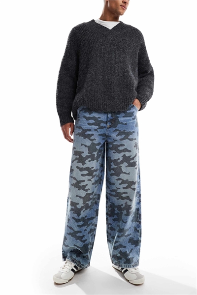 X007 xl джинсы-багги артикул 148998377