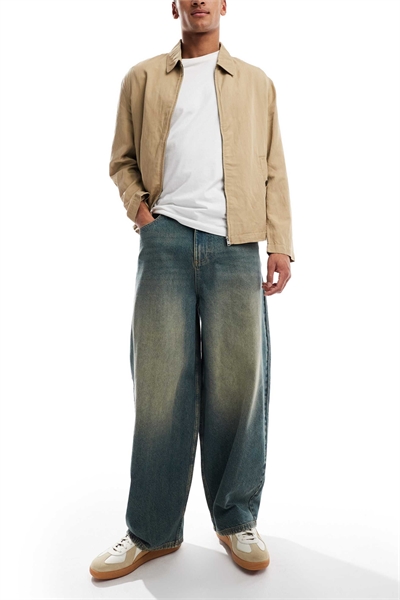 X006 Джинсы XL с широкими брючинами артикул 148998446