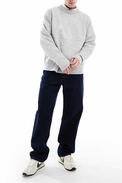 Джинсы свободного кроя с 5 карманами артикул 151967604