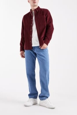 Джинсы с прямым кроем артикул 150590628