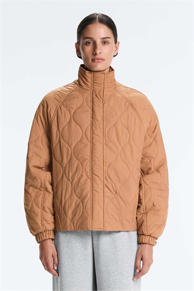 Водоотталкивающая куртка с набивкой из аэрогеля fellex® светло-коричневого цвета артикул 156220545