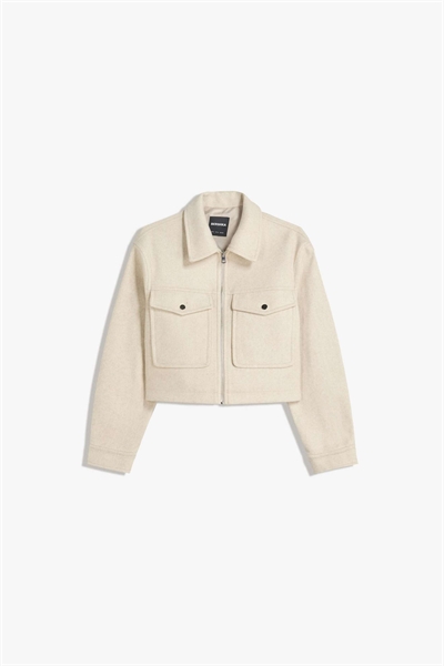 Куртка с мягкой войлочной текстурой артикул 150673787