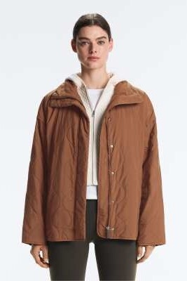 Водоотталкивающая куртка с утеплителем из аэрогеля fellex® коричневого цвета артикул 155939176