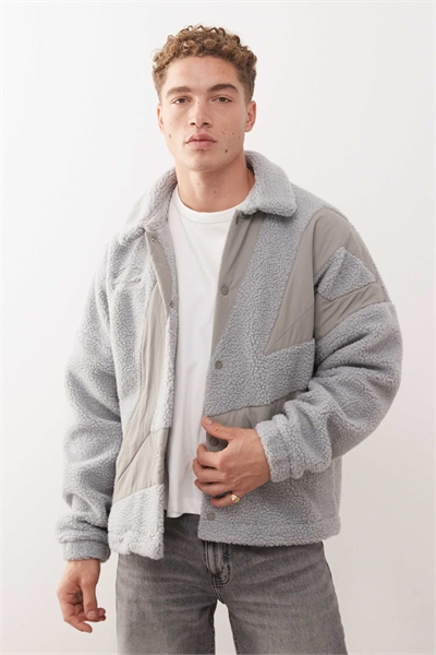 Куртка-коуч из флиса артикул 148610098