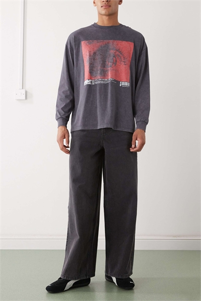 Джинсы X003 с широкими брючинами артикул 148410058