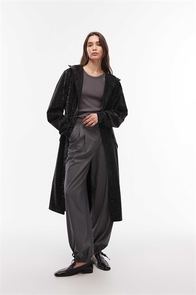 Водонепроницаемая длинная куртка с принтом, модель 18360 артикул 153907338