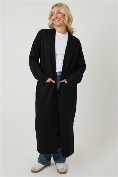 Вязаный кардиган с заниженными плечами артикул 155412937