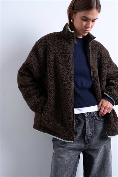 флисовая куртка Borg с контрастной окантовкой артикул 148709172