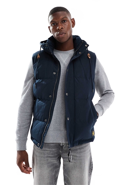 Пуховая жилетка с капюшоном Everest в цвете eclipse navy артикул 150907028