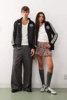 Юбилейная спортивная кофта Adidas Football Germany черного цвета артикул 141244611