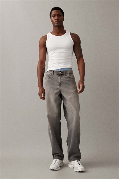 джинсы-багги артикул 136403757