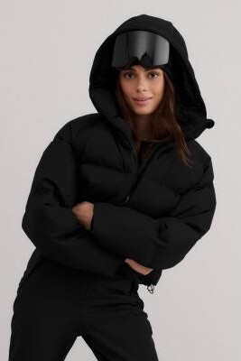 Черная куртка-пуховик Cortina артикул 153898729