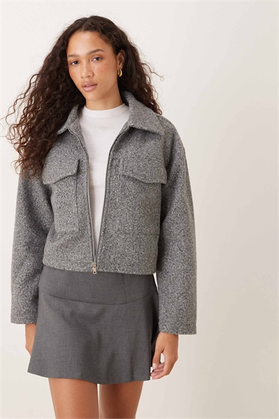 Пальто из искусственной шерсти с застежкой артикул 151112187