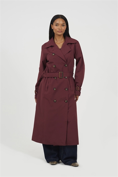 Двубортный удлиненный тренч артикул 151392042