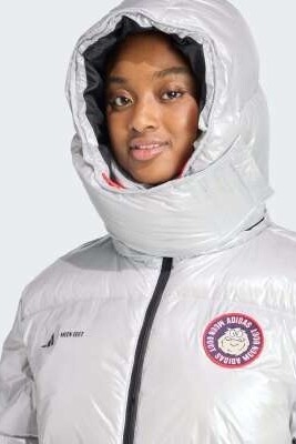 Куртки Adidas x moon boot с мягкой подкладкой, матовый серебристый цвет артикул 151541848