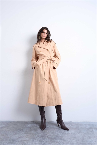 Нейлоновый плащ с длинным покроем артикул 151961996