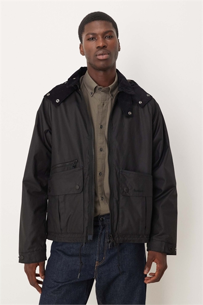 Переработанная куртка Bardon spey wax черного цвета - BLACK артикул 150171265