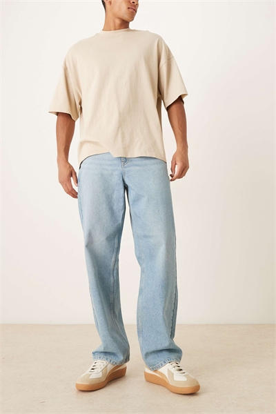 Джинсы-багги артикул 149853869