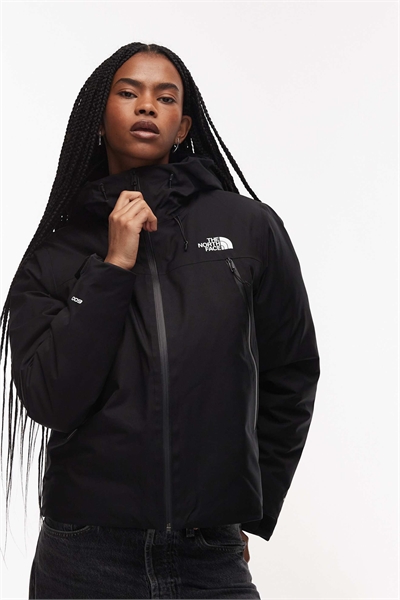 Парка с капюшоном и горным принтом артикул 149292794