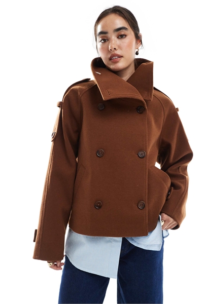 Официальный укороченный тренч артикул 142042969