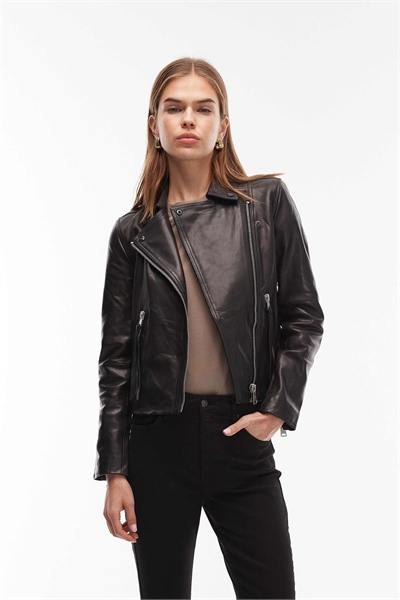 Кожаная байкерская куртка Dalby артикул 150324587