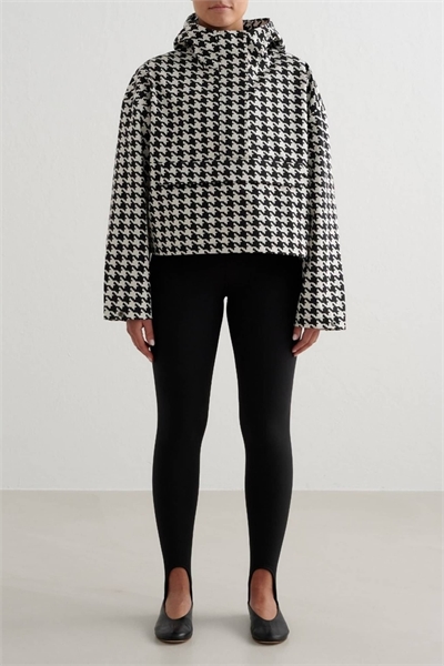 Короткая водонепроницаемая куртка-анорак Pepita в клетку артикул 151841874